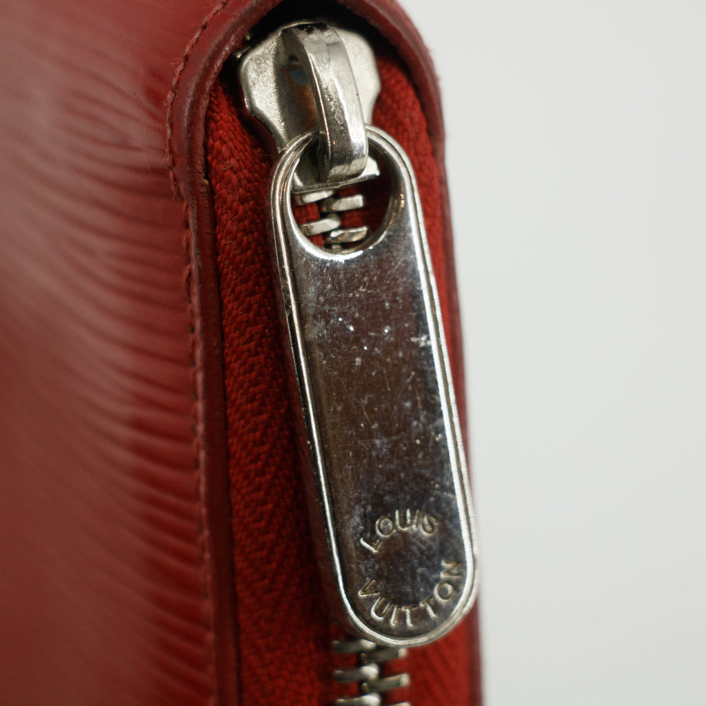 Bolt Boutique Louis Vuitton Red Epi Zippy Long Wallet  #3120 — back view