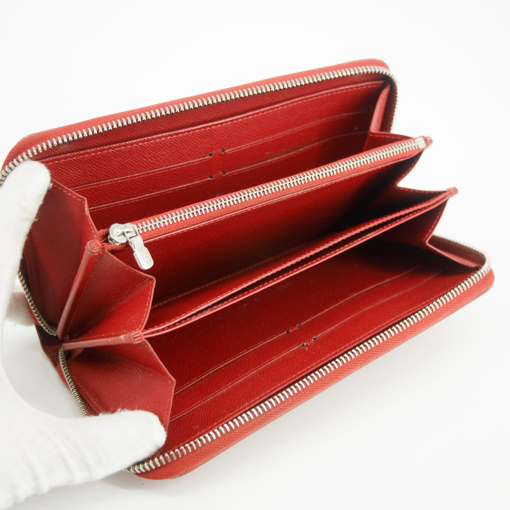 Bolt Boutique Louis Vuitton Red Epi Zippy Long Wallet  #3120 — in-use photo