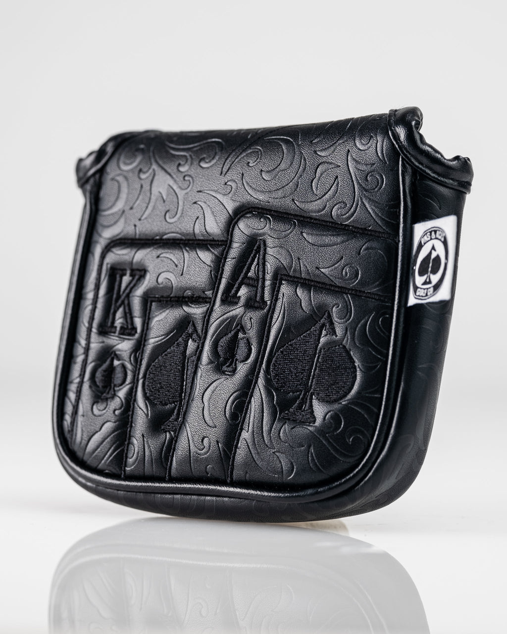 Blackout Ace of Spades - Mallet Putter Cover – Pins and Aces, view 6