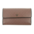 Bolt Boutique Chanel Matelasse Bicolor Long Trifold Embossed Wallet Pink #3173 — main product shot