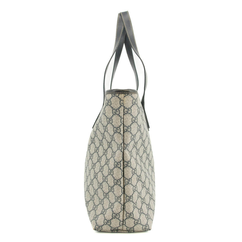 Bolt Boutique Gucci GG Supreme Canvas Coated Blue Shoulder Bag SKU-#3192 — lifestyle context