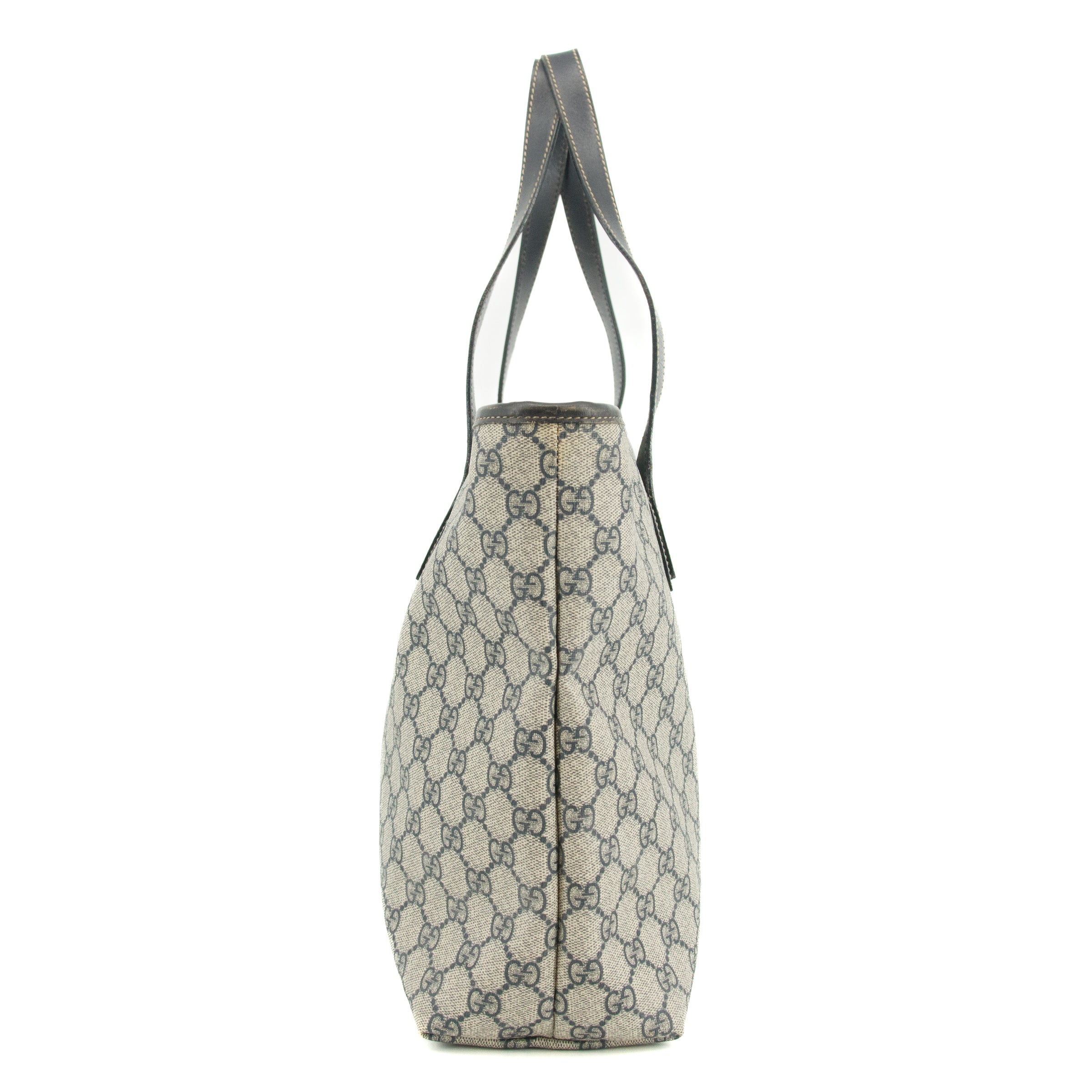 Bolt Boutique Gucci GG Supreme Canvas Coated Blue Shoulder Bag SKU-#3192 — lifestyle context