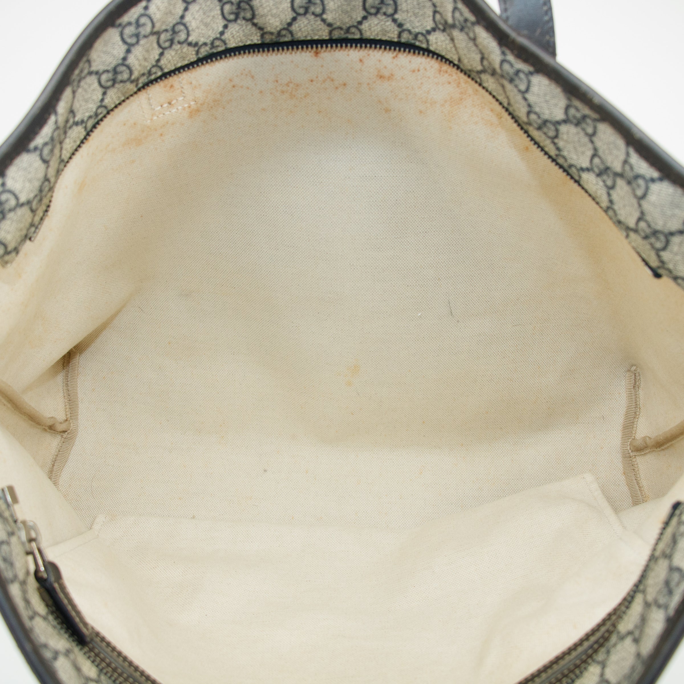 Bolt Boutique Gucci GG Supreme Canvas Coated Blue Shoulder Bag SKU-#3192 — alternative angle