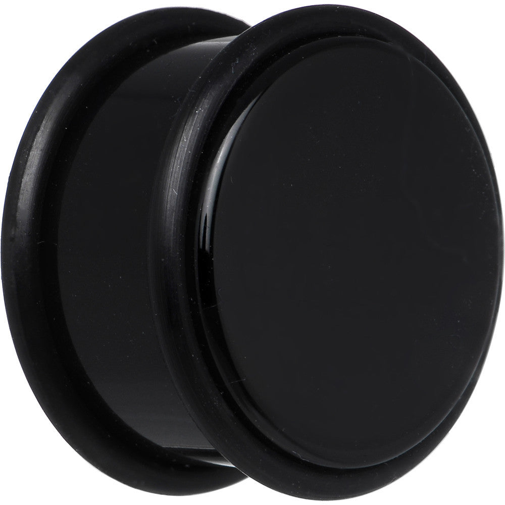 BodyCandy 20mm Black Acrylic Plug — main product shot