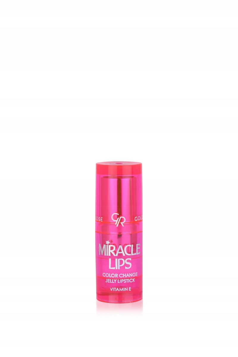 Golden Rose Color Changing Jelly Lipstick 3.7g - Berry Pink Shade with Natural Glossy Finish