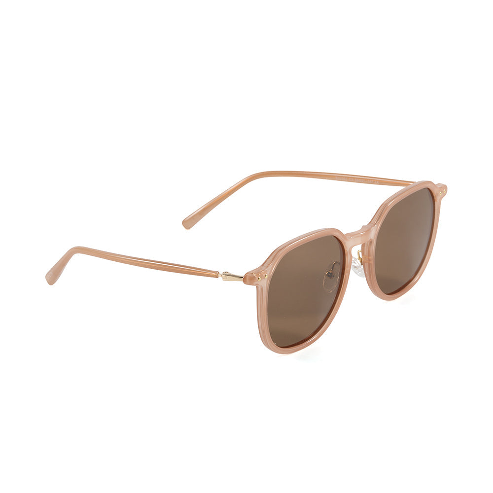 OHO's OHO's SWELL Sunglasses (Color Variant 5) — Oversized Swell Silhouette — OHO's branding close-up