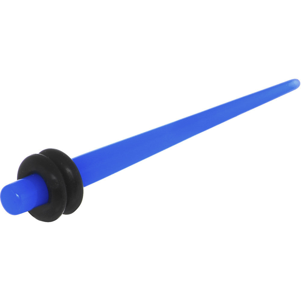 BodyCandy 8G Light Blue Acrylic Taper — main product shot