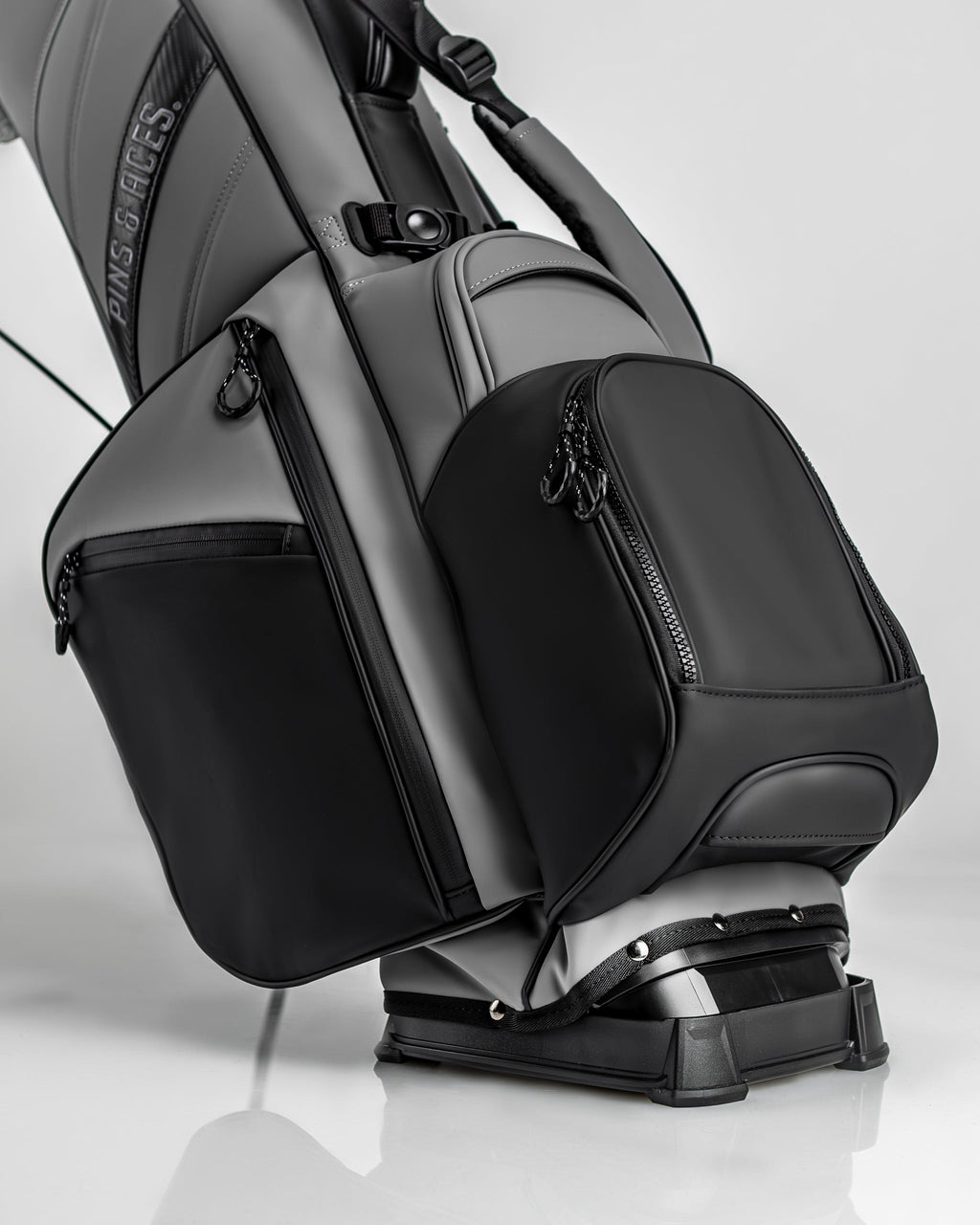 Pins and Aces Player Preferred™ Golf Bag - Flat Ash — in-use photo