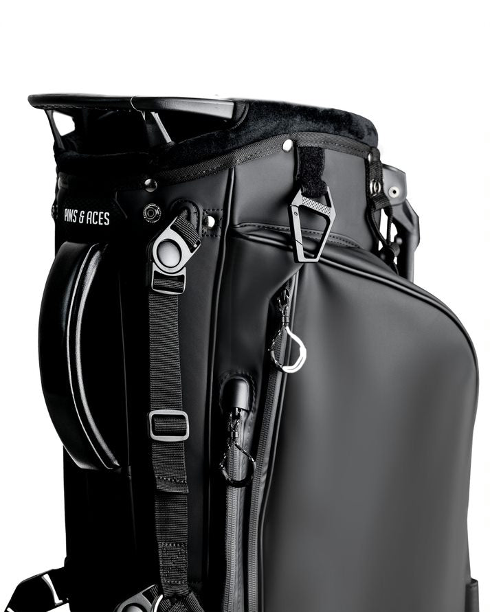 Pins and Aces Player Preferred™ Golf Bag - Obsidian — side view