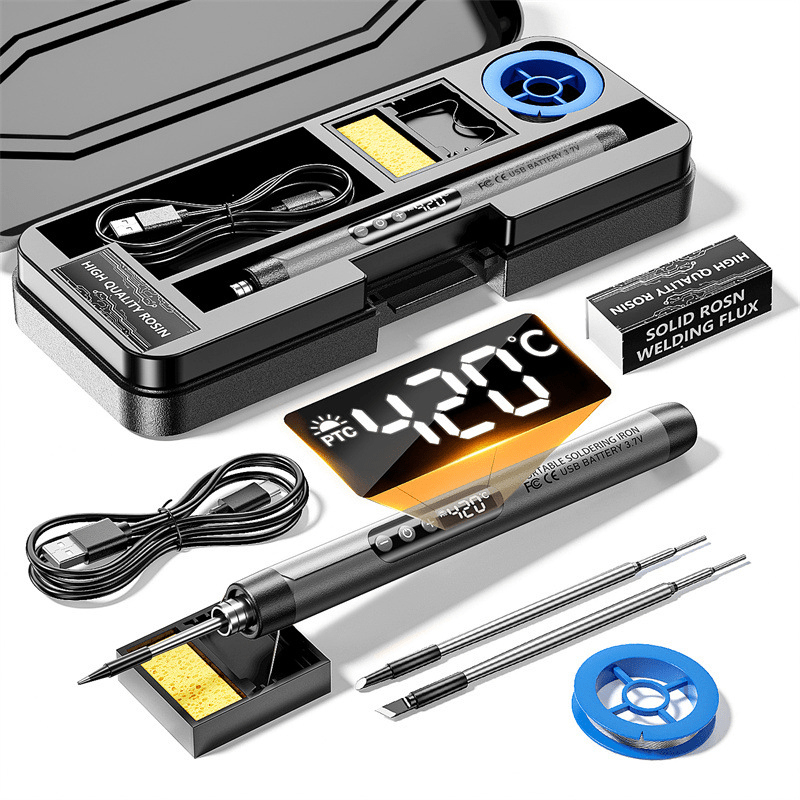 Compact Digital Soldering Iron