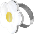 BodyCandy Haute Hippie Flower Hammershell Adjustable Ring — main product shot