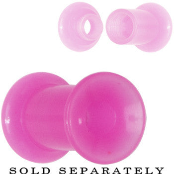 BodyCandy 4G Pink 2-in1 Acrylic Screw Fit Interchangeable Plug Tunnel — lifestyle context