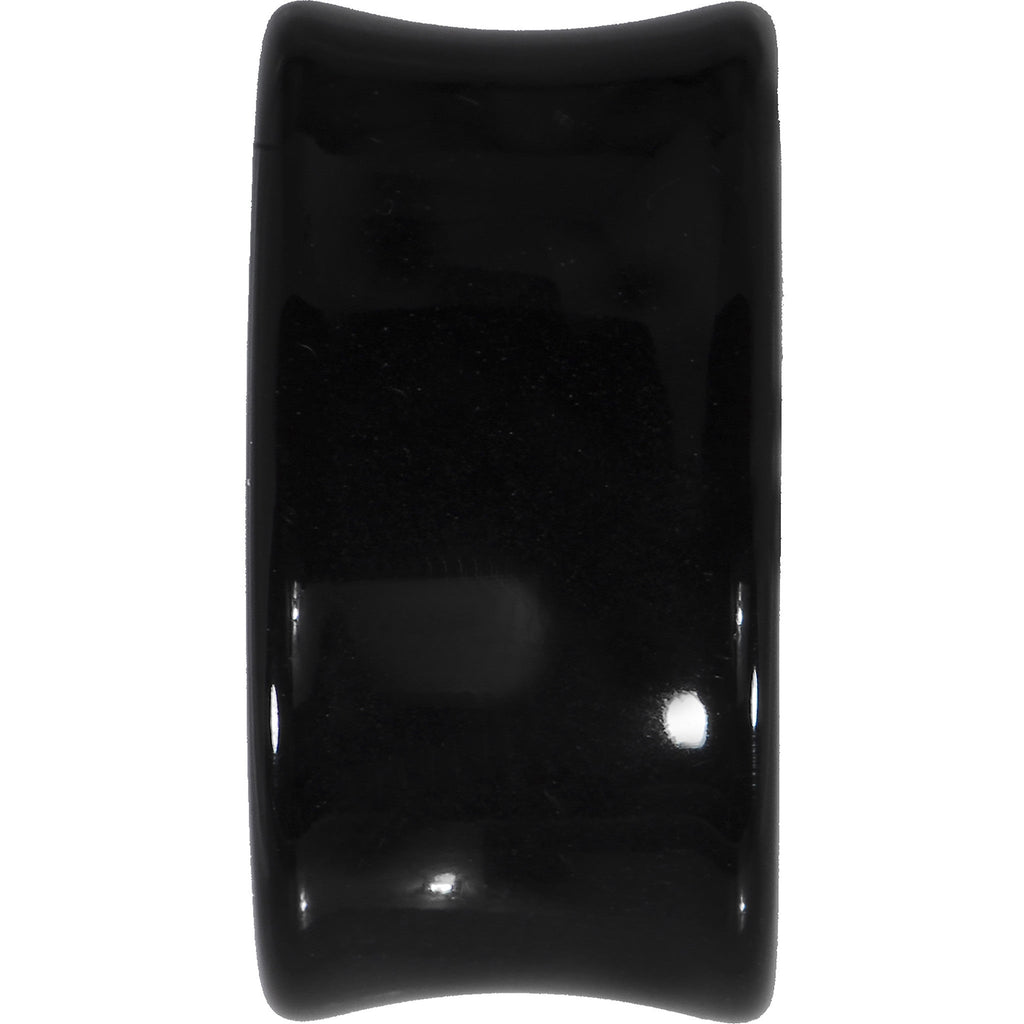 BodyCandy 18mm Black Acrylic Hollow Butterfly Saddle Plug — lifestyle context