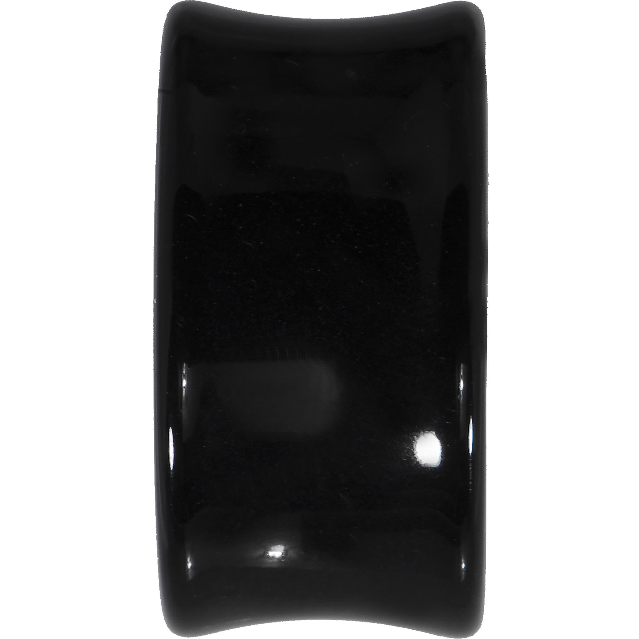 BodyCandy 18mm Black Acrylic Hollow Butterfly Saddle Plug — lifestyle context