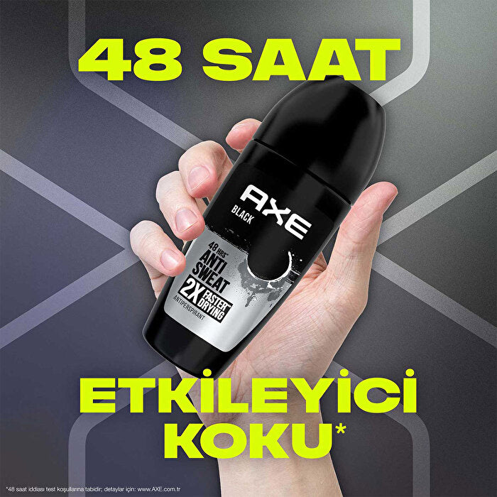 Axe Black Roll On Deodorant - 48 Hour Protection | 1.7oz