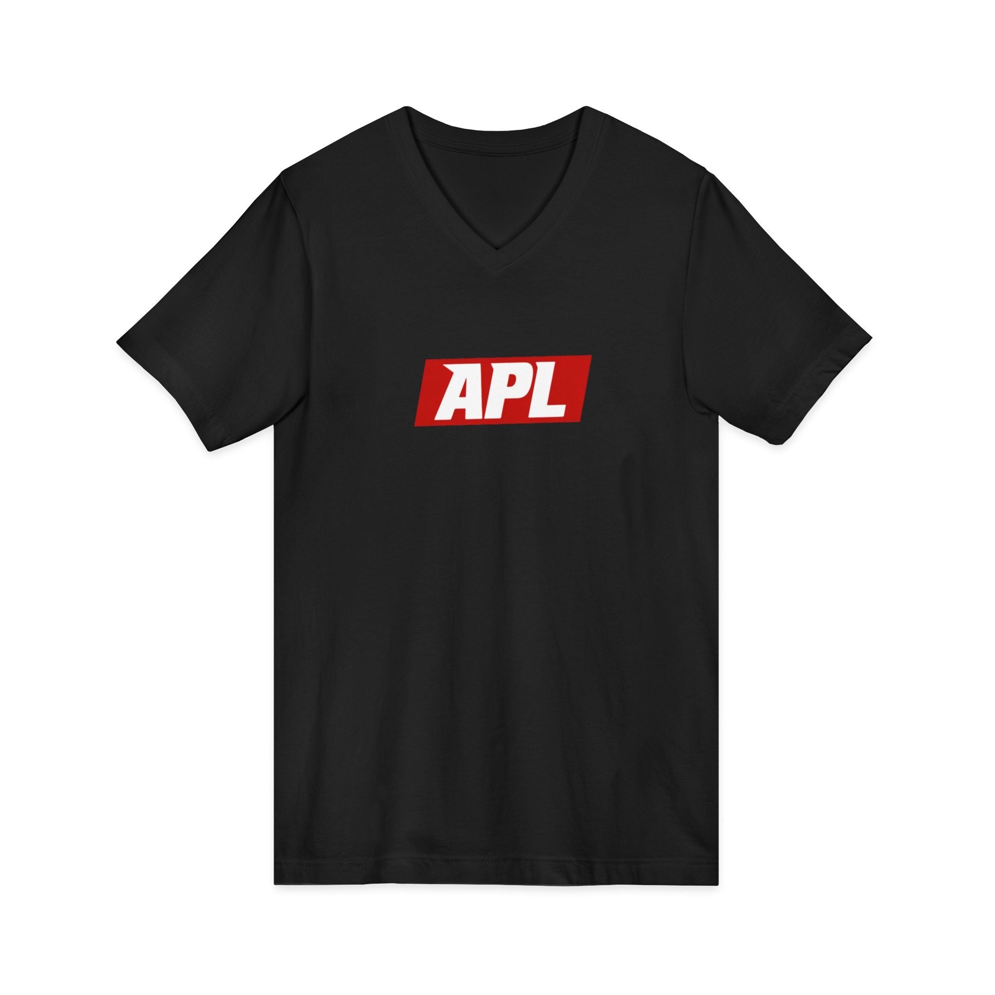 Unisex Jersey Short Sleeve V-Neck Tee
