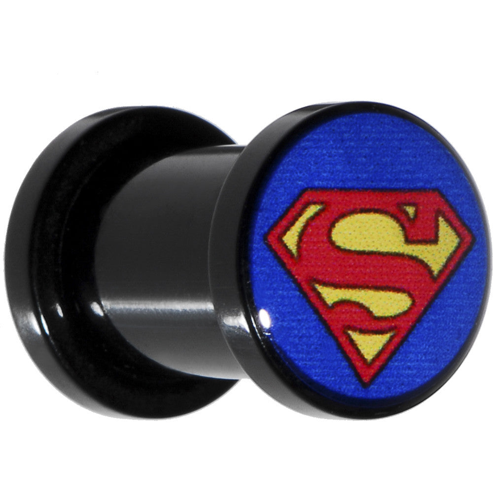 BodyCandy 0G Licensed Superman Saddle Plug Set — main product shot
