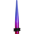 BodyCandy 6G Blue Pink Fusion Acrylic Taper — main product shot