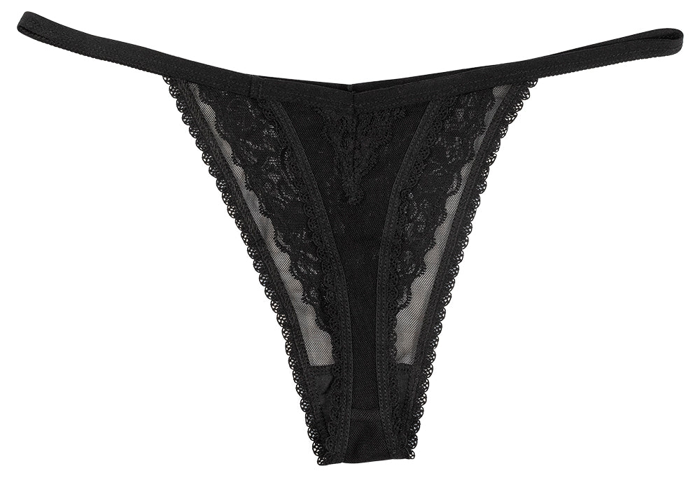 Love Libby Panties Mesh and Lace Micro Thong — main product shot