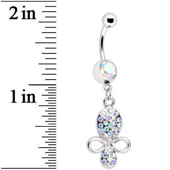 BodyCandy Aurora Gem Benevolent Jeweled Belly Ring — detail close-up