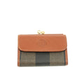 Bolt Boutique Fendi Coated Canvas Compact Wallet #73 #3353 — main product shot