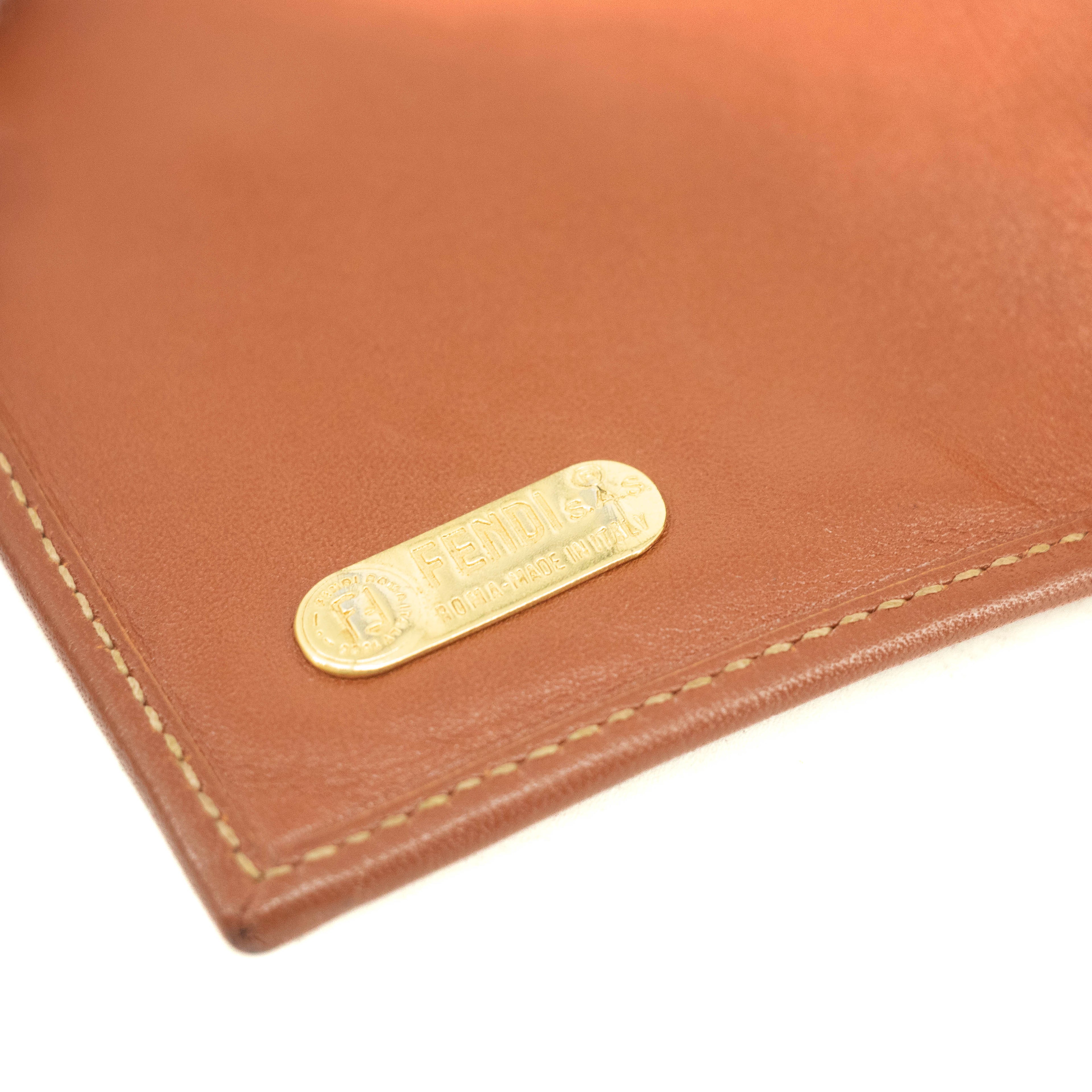 Bolt Boutique Fendi Coated Canvas Compact Wallet #73 #3353 — alternative angle