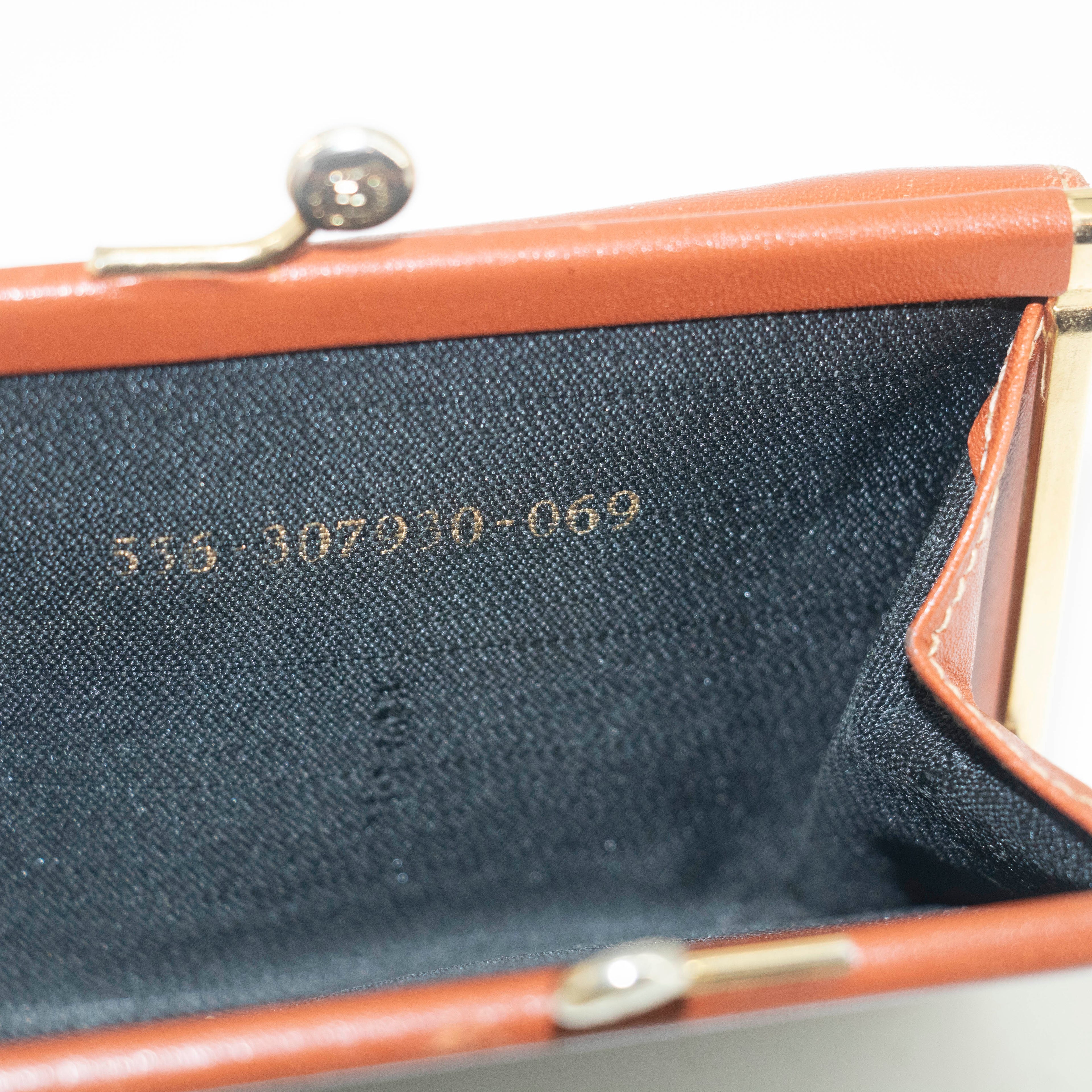 Bolt Boutique Fendi Coated Canvas Compact Wallet #73 #3353 — color detail