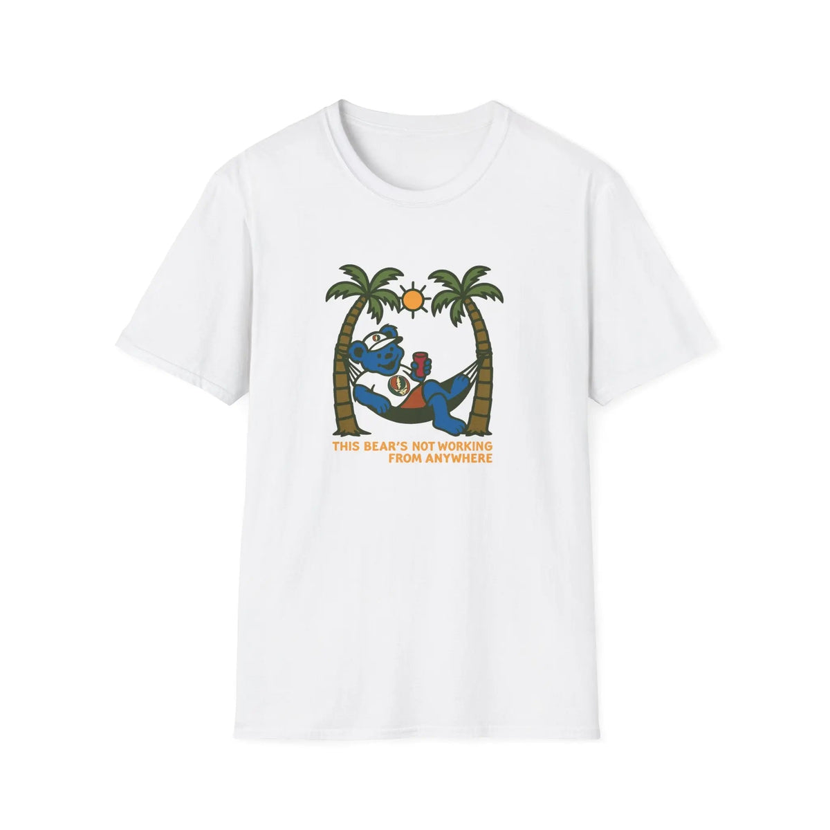 The Bear's Not Working From Anywhere - Life is Dead T-Shirt