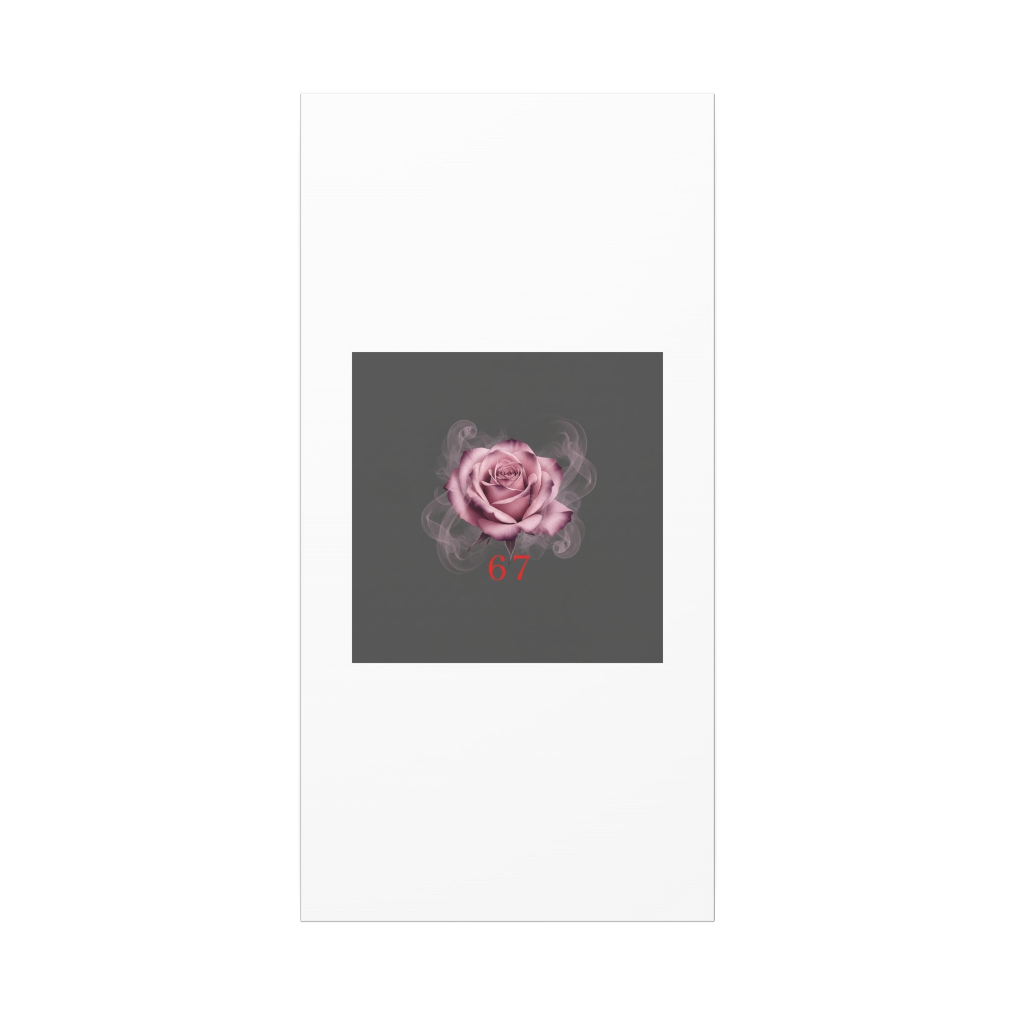 6 7 Valentine's Canvas | Viral Gothic Rose Wall Art | 6 7 Meaning Dark Romance