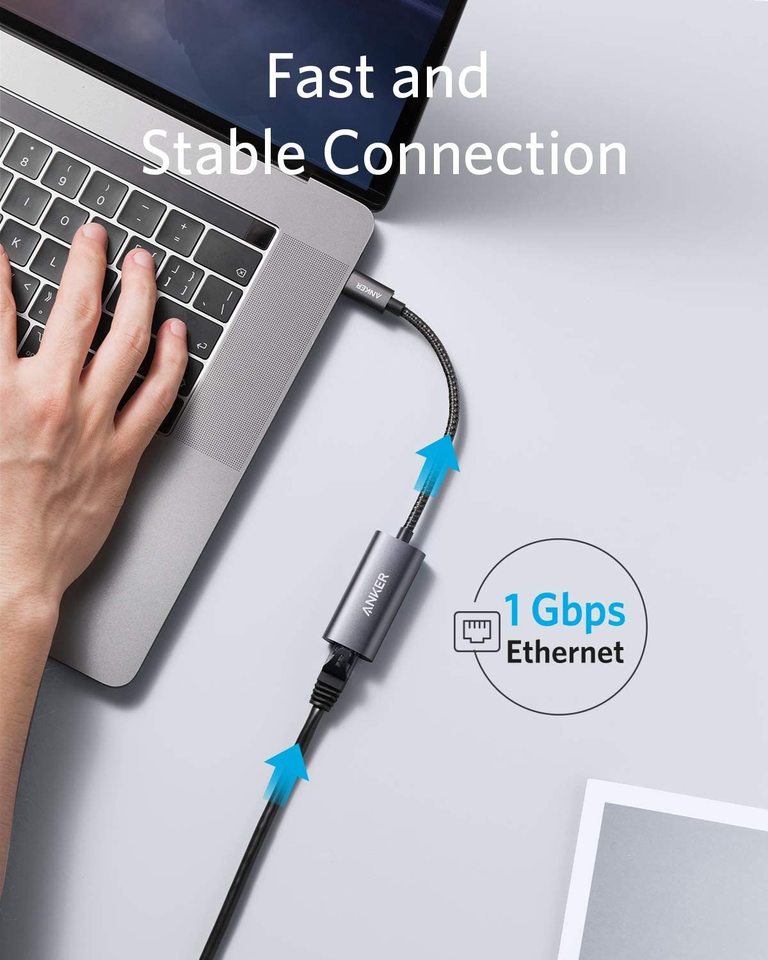 Anker <b>PowerExpand</b> USB-C to Gigabit Ethernet Adapter, view 3
