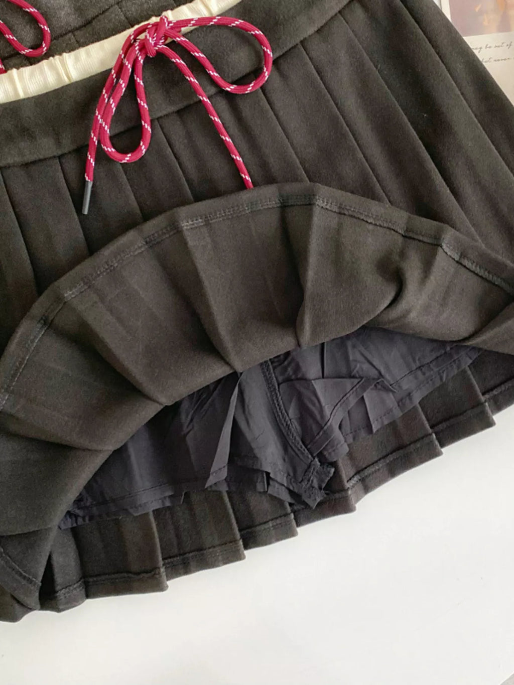 Pleated Mini Skirt