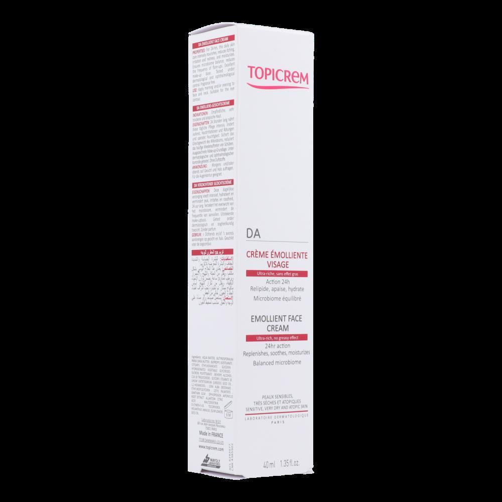 Topicrem Face Cream for Dry Skin - 24hr Moisturizer for Atopic Sensitive Skin, Fragrance-Free