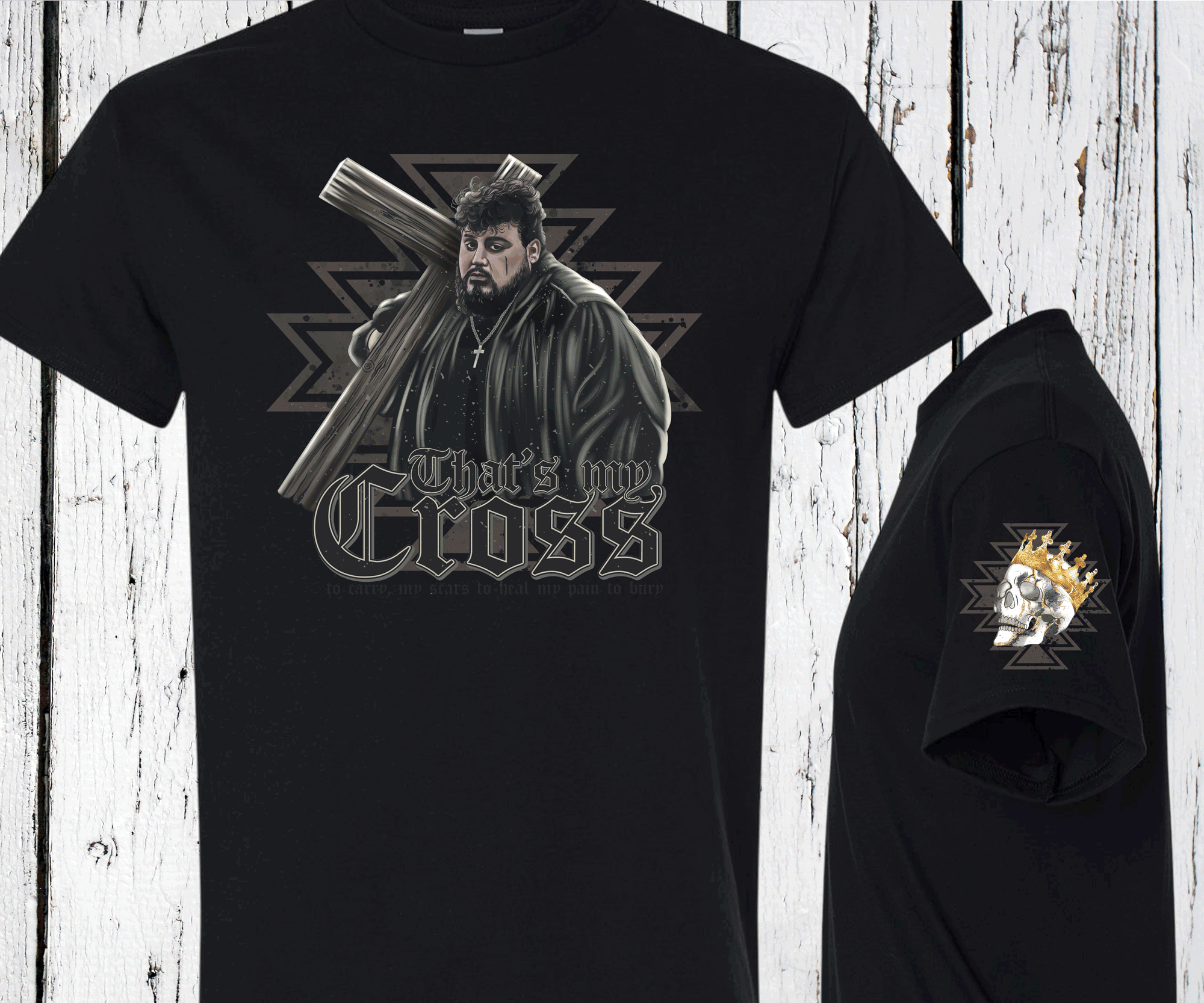 A Blessed Texas Mess Boutique My Cross to carry my scars to heal my Pain to bury Healing, Country Music… — dtf / graphic shirts category context