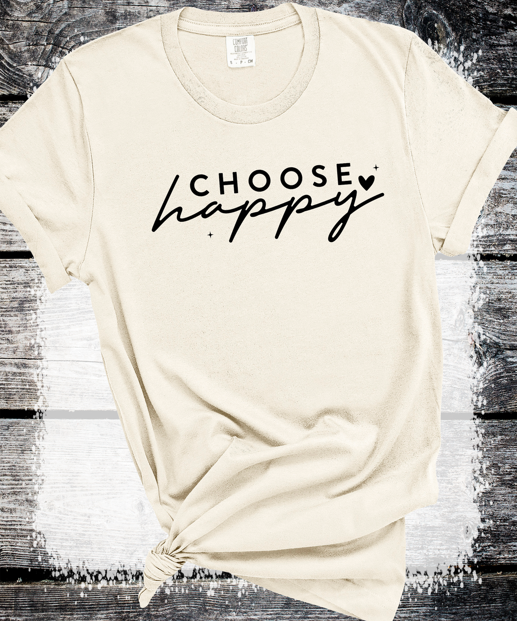A Blessed Texas Mess Boutique Choose Happy Sweatshirt, Choose Happy t shirt , Positive Vibes Sweatshirt,… — main product shot