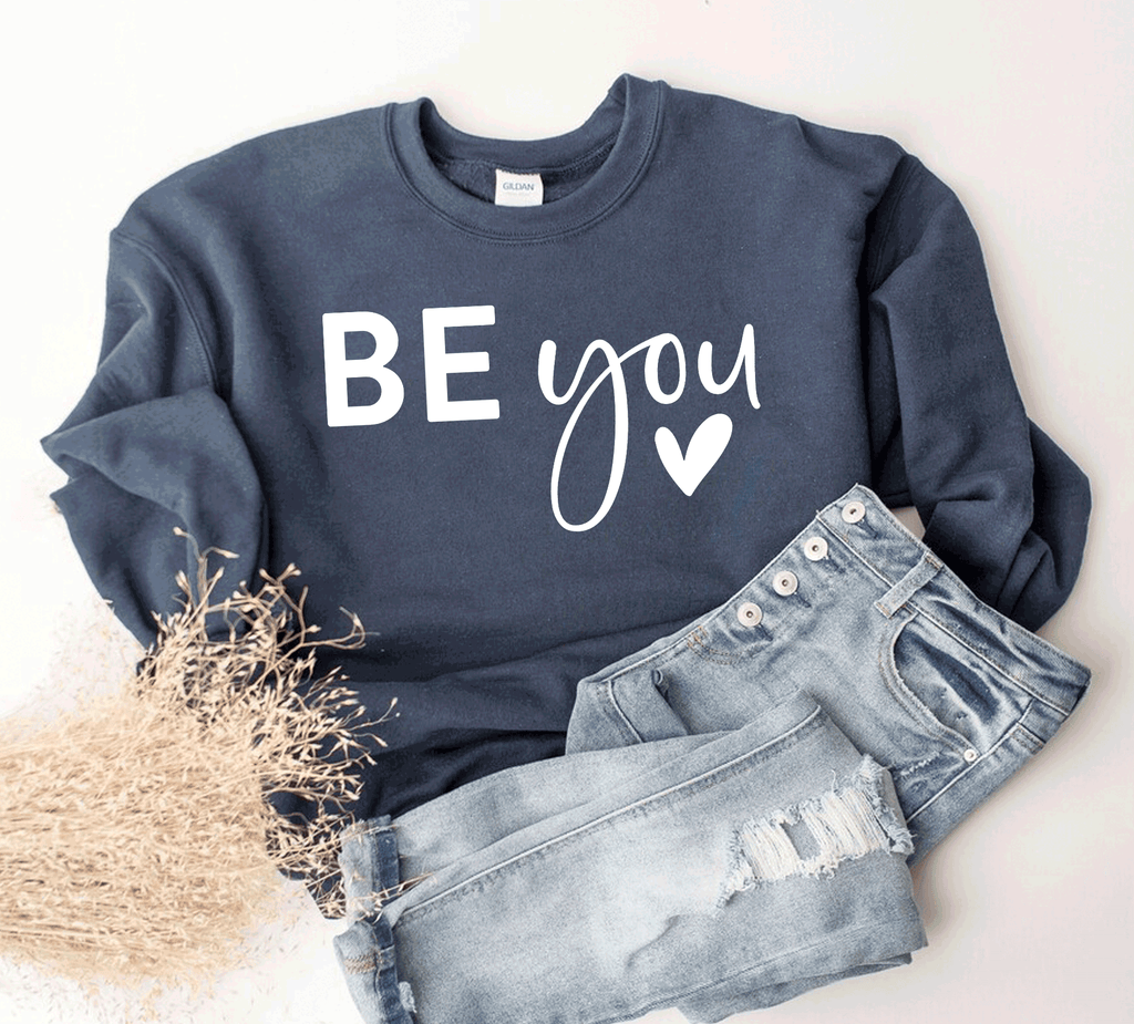 A Blessed Texas Mess Boutique Be You Sweatshirt, You are Enough Sweater, Motivational Sweatshirt,… — main product shot