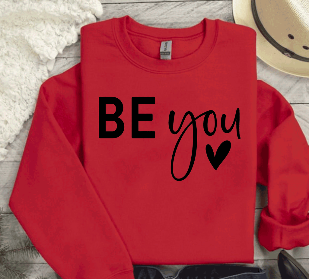 A Blessed Texas Mess Boutique Be You Sweatshirt, You are Enough Sweater, Motivational Sweatshirt,… — dtf / graphic shirts category context