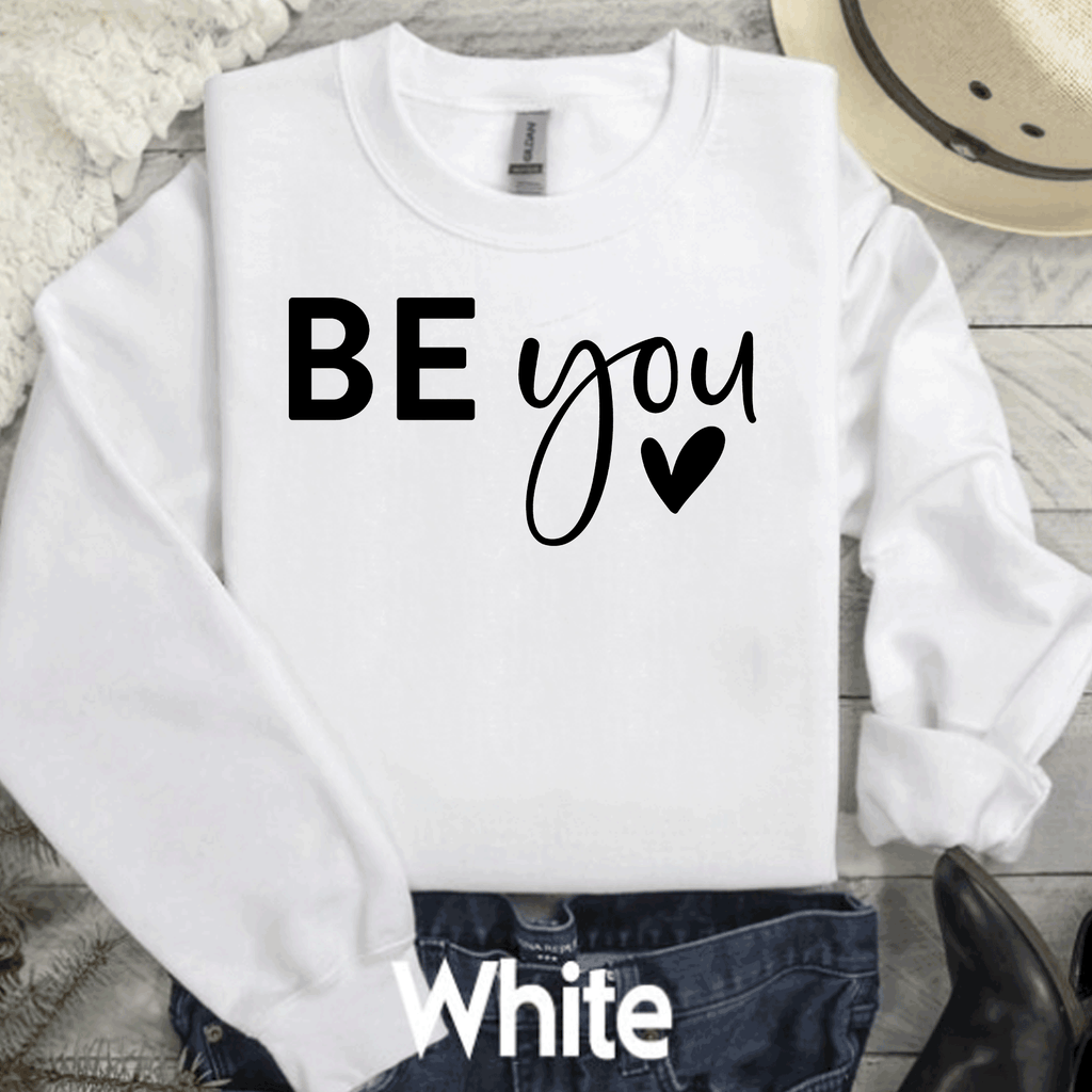 A Blessed Texas Mess Boutique Be You Sweatshirt, You are Enough Sweater, Motivational Sweatshirt,… — lifestyle worn / used context