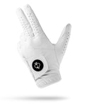 Pins and Aces Premium Tour Glove - Ghost White — detail close-up