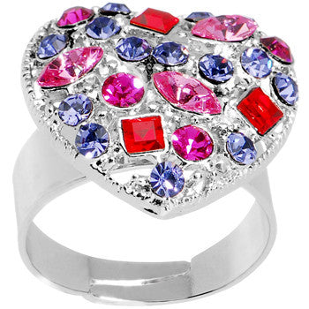 BodyCandy Romantic Heart Adjustable Ring — lifestyle context