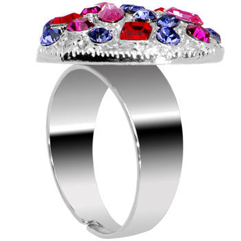 BodyCandy Romantic Heart Adjustable Ring — detail close-up