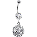 BodyCandy Crystalline Gem Bouquet of Flowers Belly Ring — main product shot