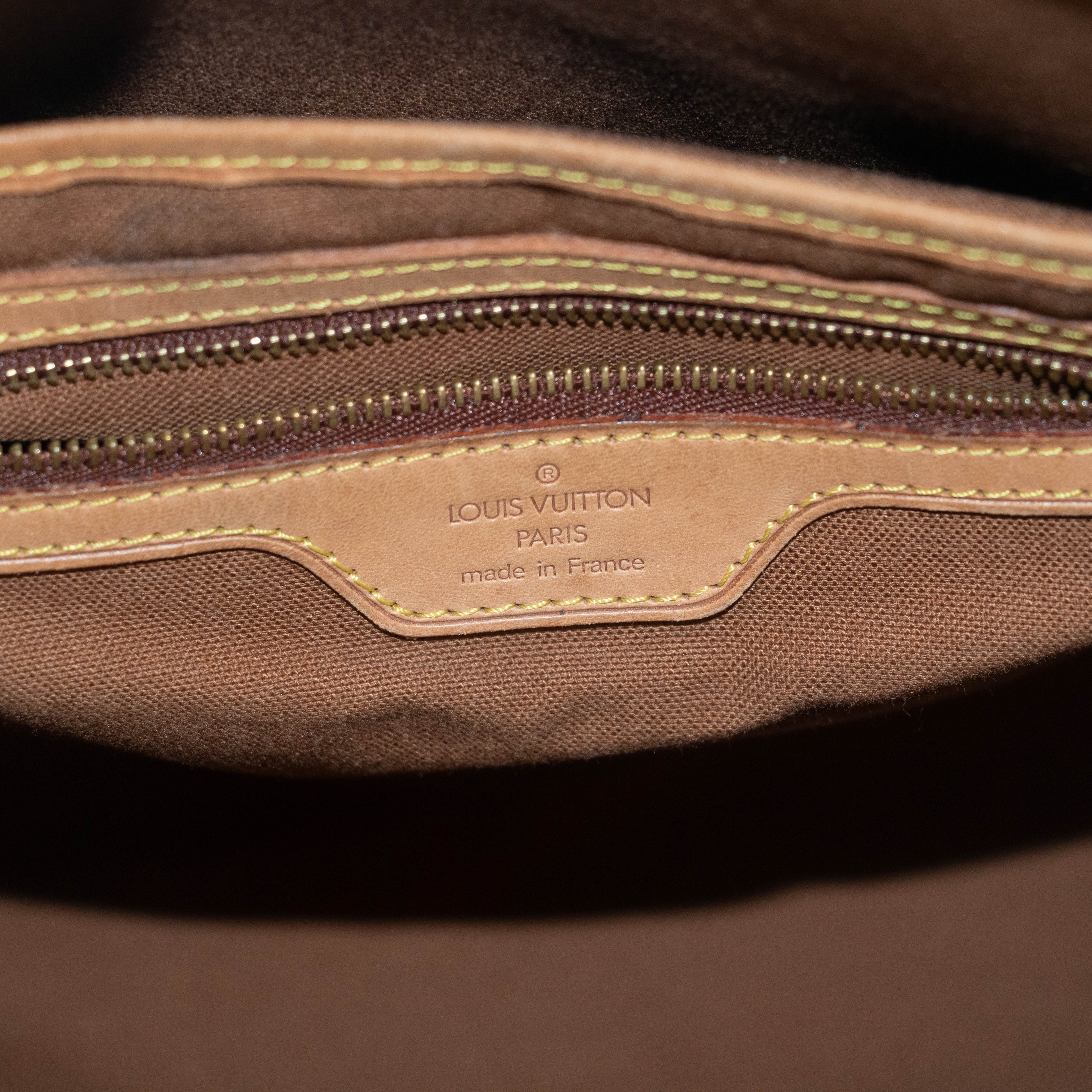 Bolt Boutique Louis Vuitton Monogram Canvas Brown Vavin GM Tote Bag #3459 — side view
