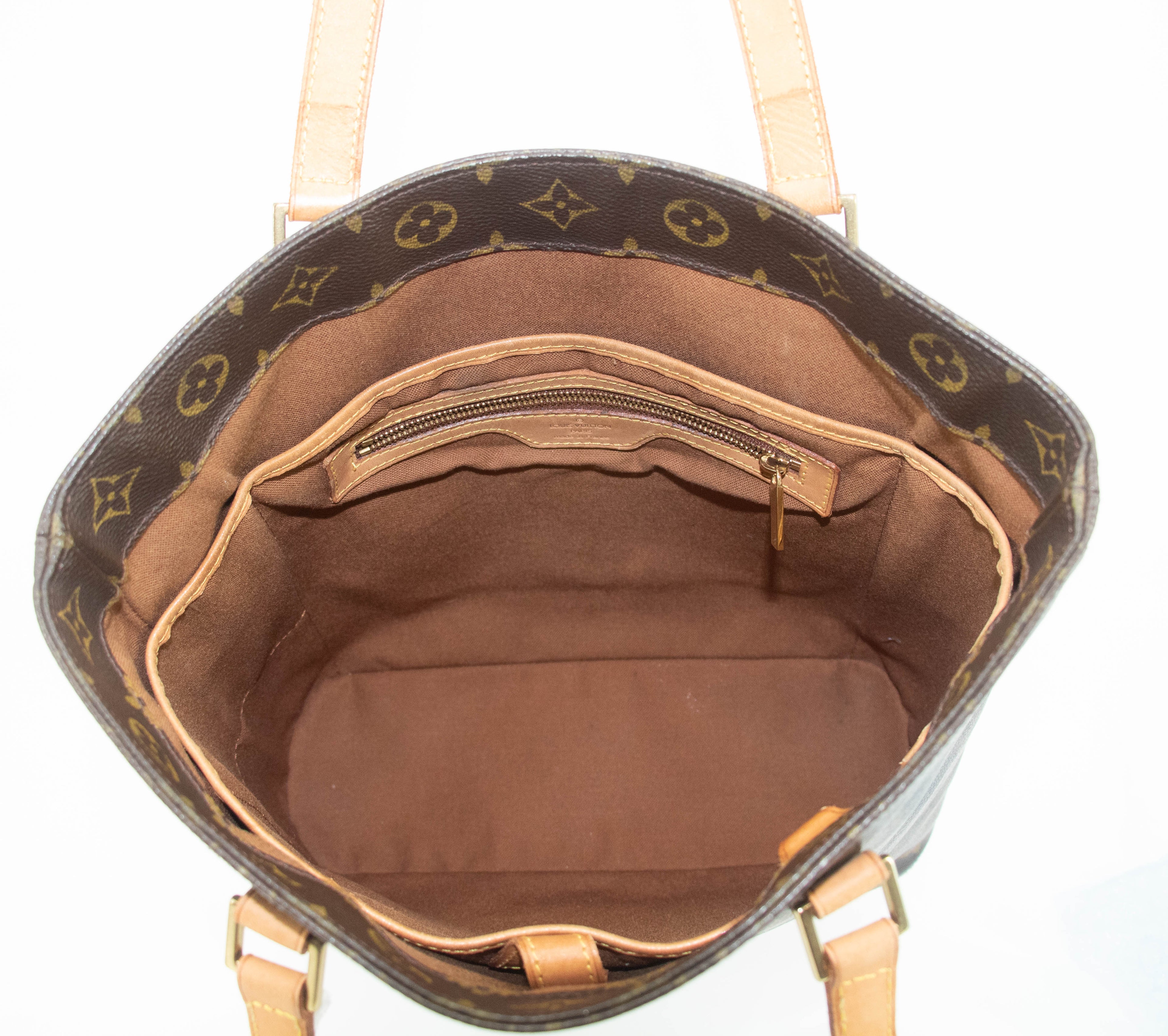 Bolt Boutique Louis Vuitton Monogram Canvas Brown Vavin GM Tote Bag #3459 — back view