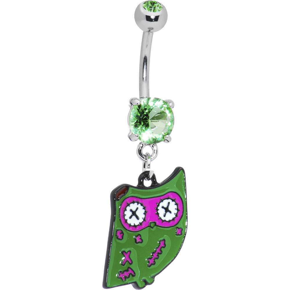 BodyCandy Zombie Owl Belly Ring — main product shot