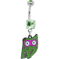 BodyCandy Zombie Owl Belly Ring — main product shot
