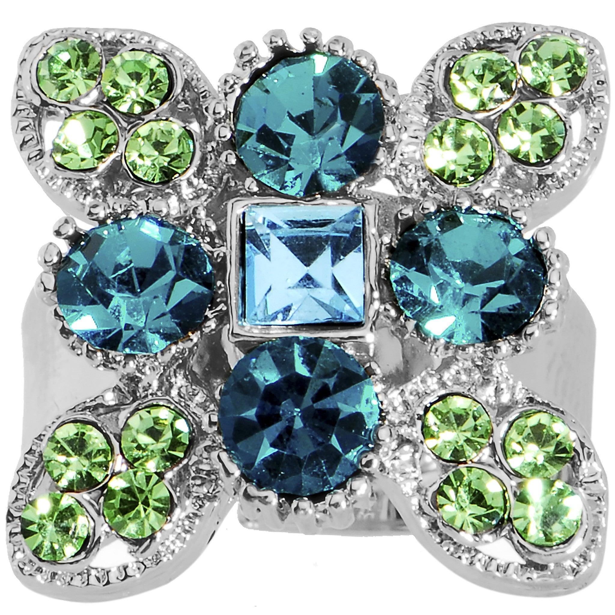 BodyCandy Aquamarine Beauty Adjustable Ring — lifestyle context