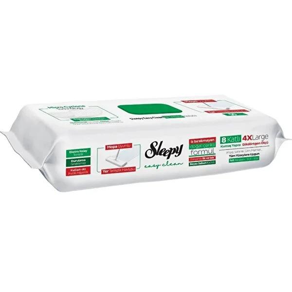 Sleepy Floor Cleaning Wipes: Mop Compatible, Disposable & 4X Large - Hygienic & Convenient Cleaning Cloths
