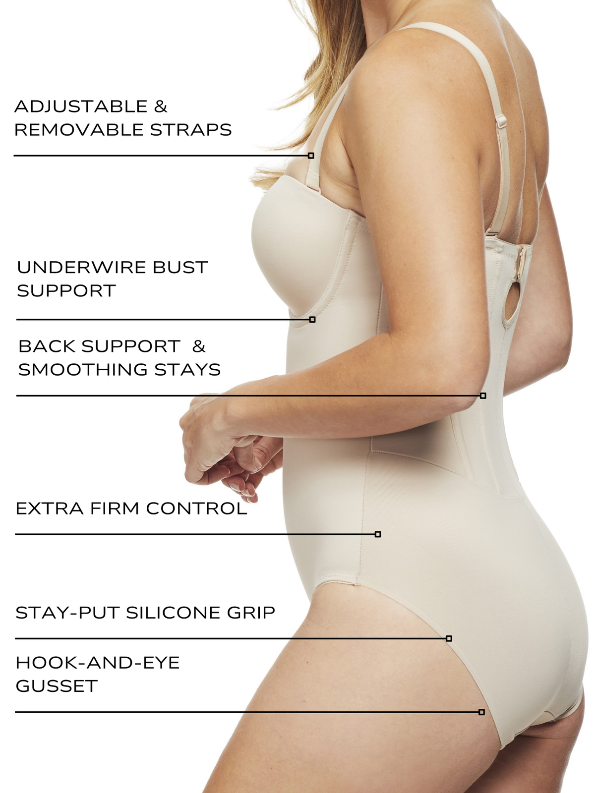 Shape Away® Strapless Shaping Bodysuit