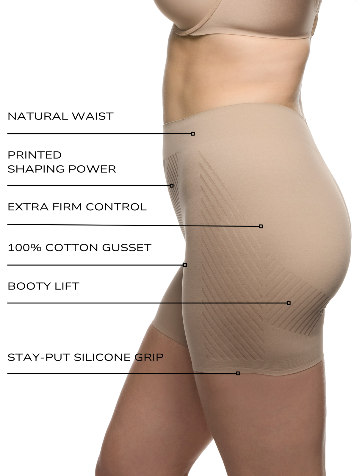 Iconic Core® Mid-Thigh Booty Lift Shaping Short