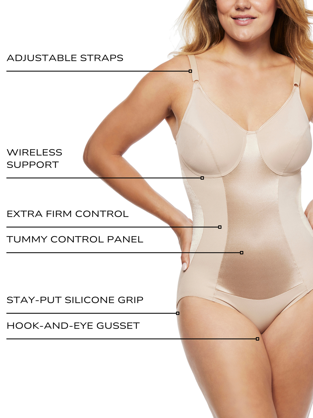 Extra Firm Wireless Shaping Bodysuit